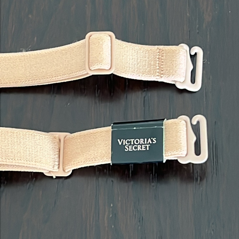 NWT Victorias Secret Lightly Lined Bra Straps in Cream, Size 34D Replacement